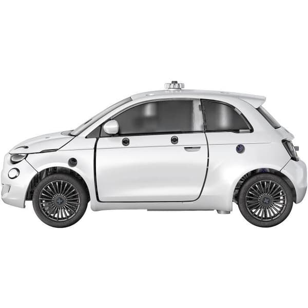 Clementoni - Fiat 500 elektrisk byggsats - Applikation tillgänglig - Tillverkad i Italien