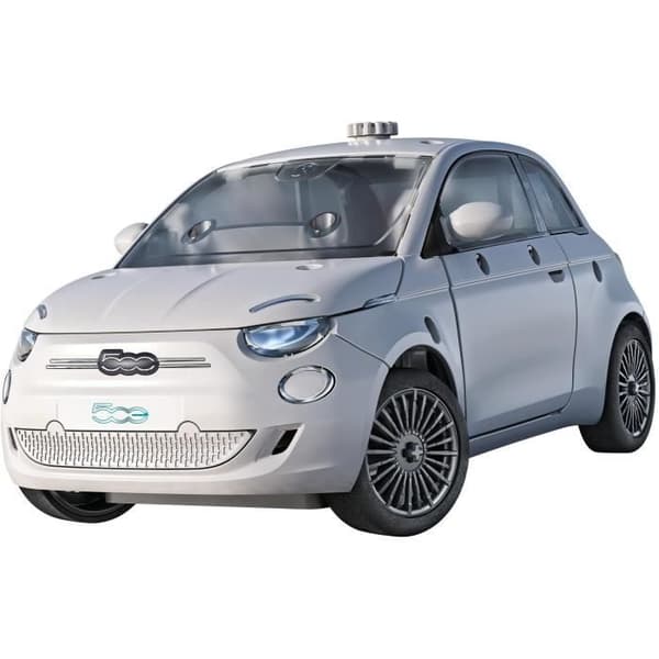 Clementoni - Fiat 500 elektrisk byggsats - Applikation tillgänglig - Tillverkad i Italien