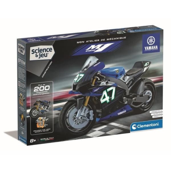 Clementoni - Yamaha M1 byggsats - Applikation tillgänglig - Tillverkad i Italien