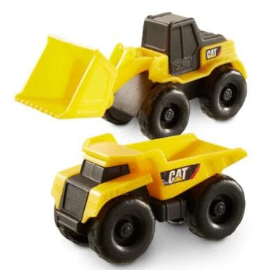 CAT Little Machines 2-pack 8cm Dumper & Hjullastare