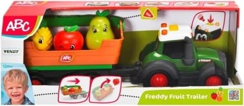 ABC Freddy Fruit Traktor med fruktsläp