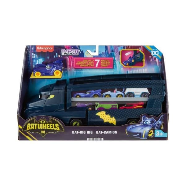 Fisher-Price-Batwheels DC-Bat-truck med ramp HMX07