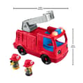 Miniatyrbild 2 av 6: Fisher-Price-Little People-Brandbil flerspråkig version HYR88