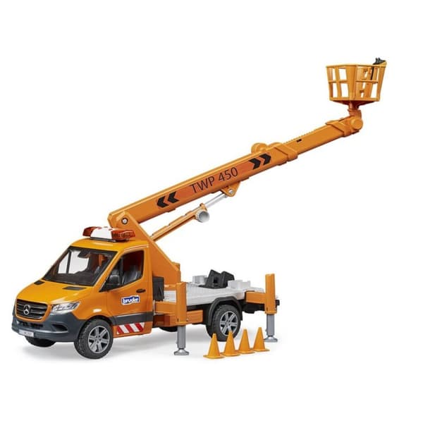Bruder Mercedes-Benz Sprinter lastbil med arbejdsplatform