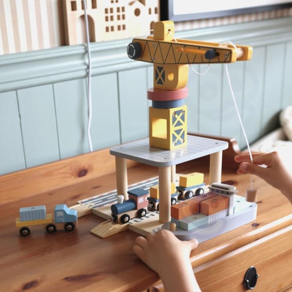 TOOKY TOY havnekranssæt i træ