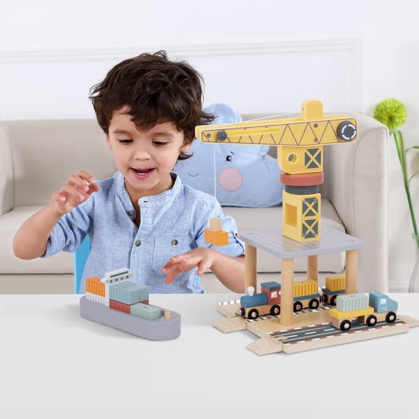 TOOKY TOY havnekranssæt i træ
