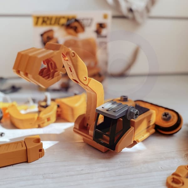 WOOPIE Mega byggeplads 5 i 1 DIY skruning XXL-udstyr
