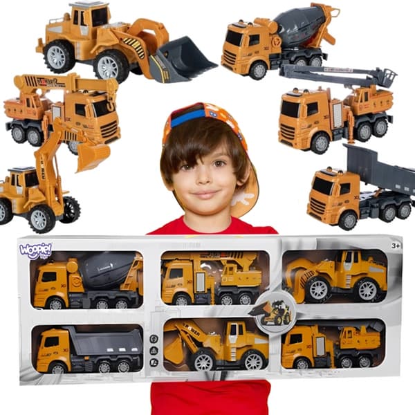WOOPIE Stor Set Byggbil 6 i 1