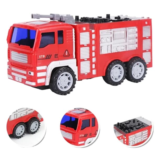 WOOPIE Brandkårsbilar Set 6 i 1