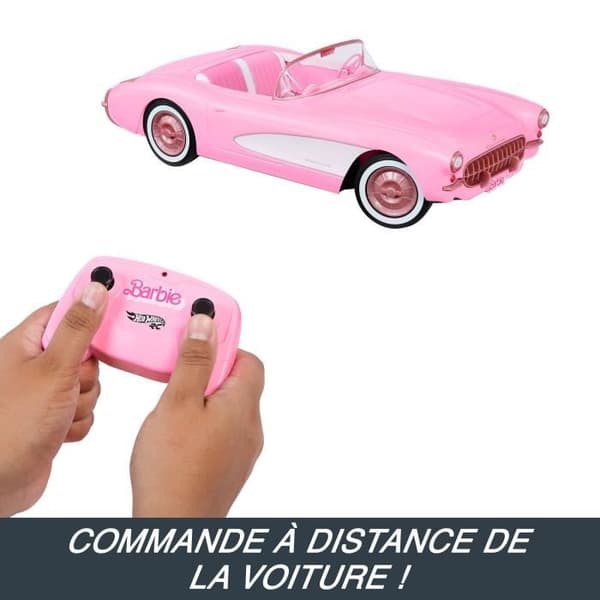 Hot Wheels Barbie Corvette Radio-ohjattava - Barbie-elokuvasta HPW40 - Kapselikokoelma