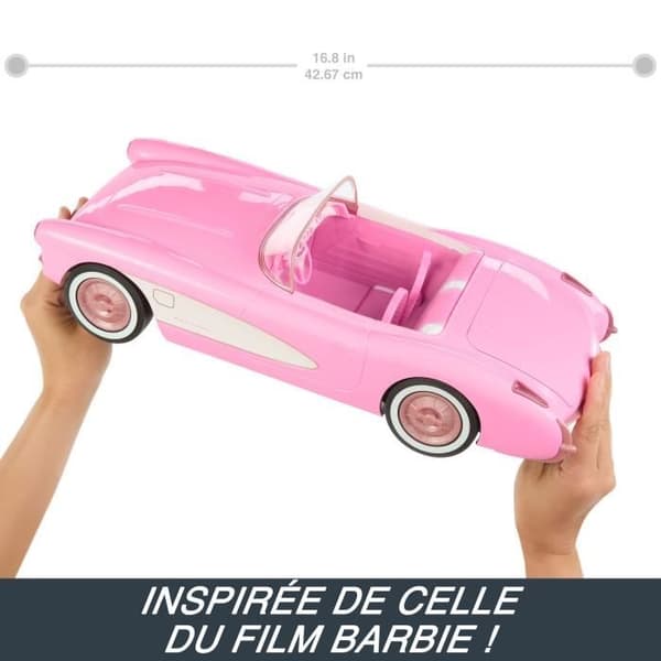 Hot Wheels Barbie Corvette Radio-ohjattava - Barbie-elokuvasta HPW40 - Kapselikokoelma