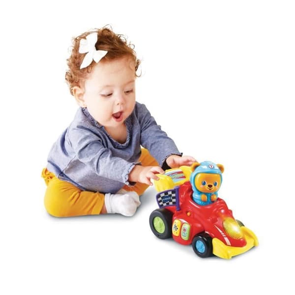 VTECH - Titours, Racing Champion - Interaktivt fordon för spädbarn från 12 månader - Röd