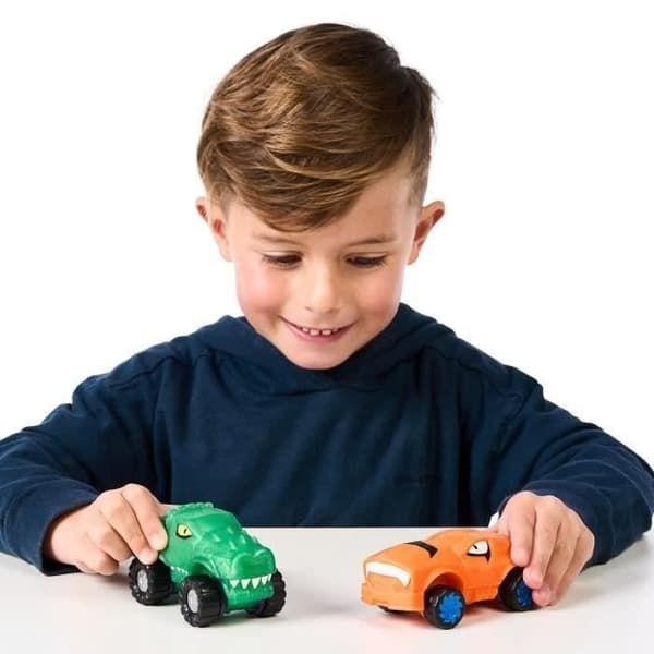 Miniaturekøretøjer - MOOSE TOYS - GOO MOBILES - TURBO TYGER VS RUMBLER JAW