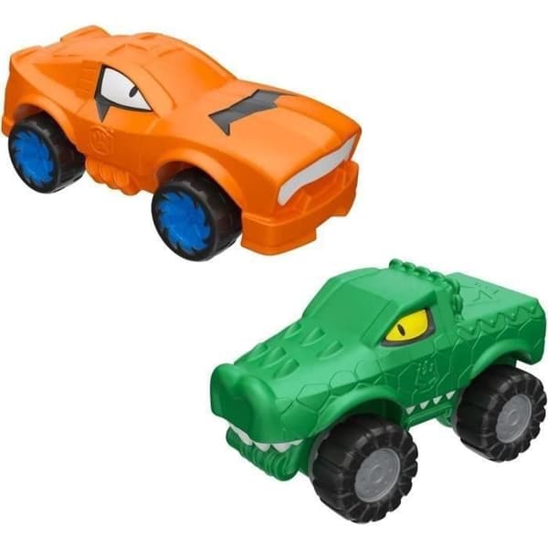 Miniaturekøretøjer - MOOSE TOYS - GOO MOBILES - TURBO TYGER VS RUMBLER JAW