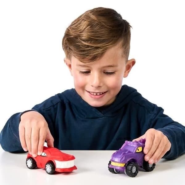 Miniaturekøretøjer - MOOSE TOYS - GOO MOBILES - BLAZAGON VS TREADS SHREDZ