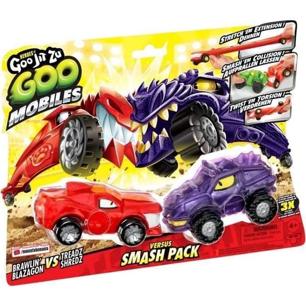 Miniatyrfordon - ÄLGLEKSAKER - GOO MOBILES - BLAZAGON VS TREADS SHREDZ