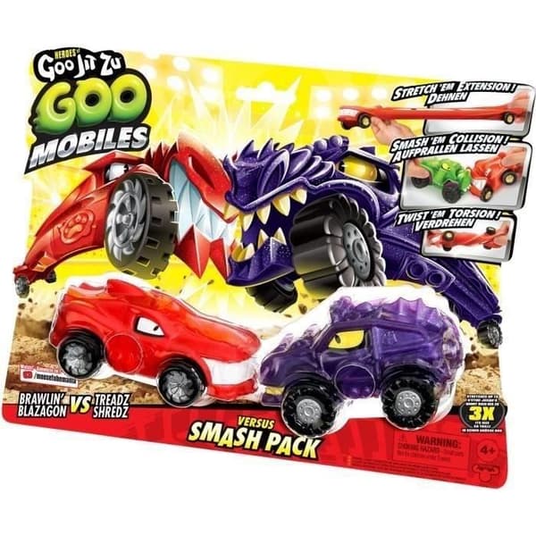 Miniatyrfordon - ÄLGLEKSAKER - GOO MOBILES - BLAZAGON VS TREADS SHREDZ
