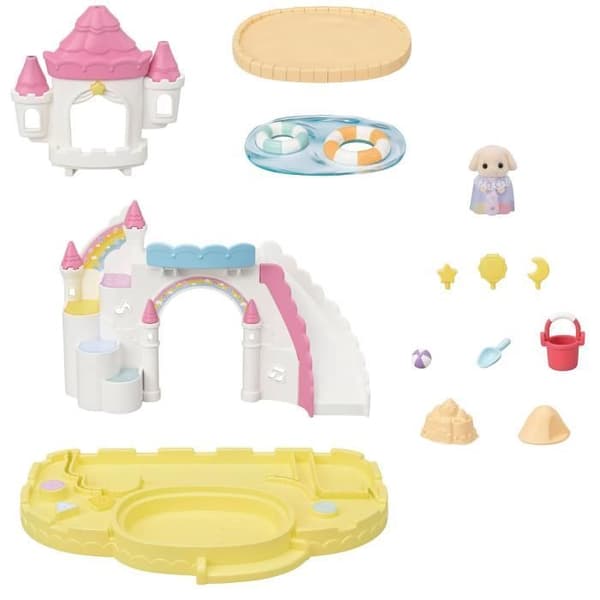 SYLVANIAN FAMILIES 5746 - Sandlådan och simbassängen för barn