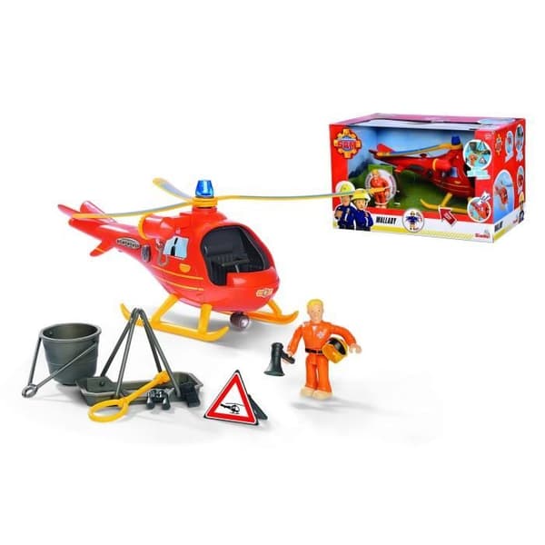 Elektroninen lelu - SIMBA - Wallaby-helikopteri - Ääni ja valo - Sisältää lisävarusteita - 3-vuotiaille ja vanhemmille