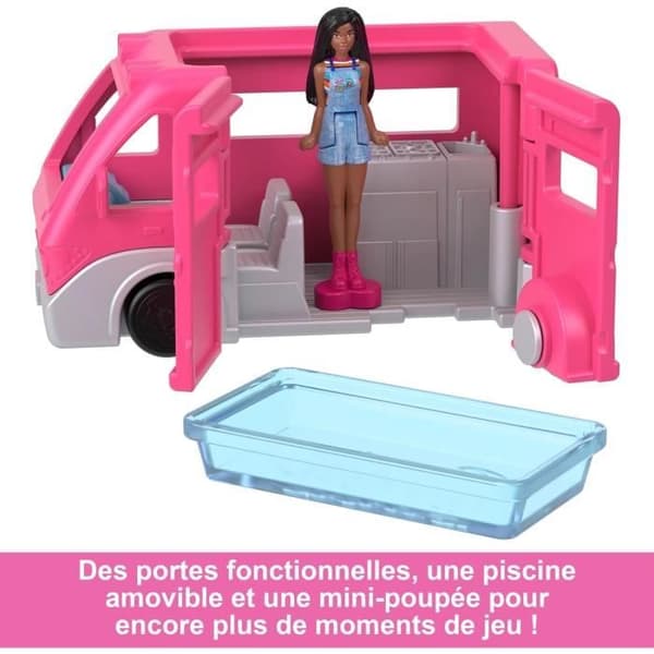 BARBIE Mini Barbieland -unelmien miniauto + mini Barbie - satunnainen malli