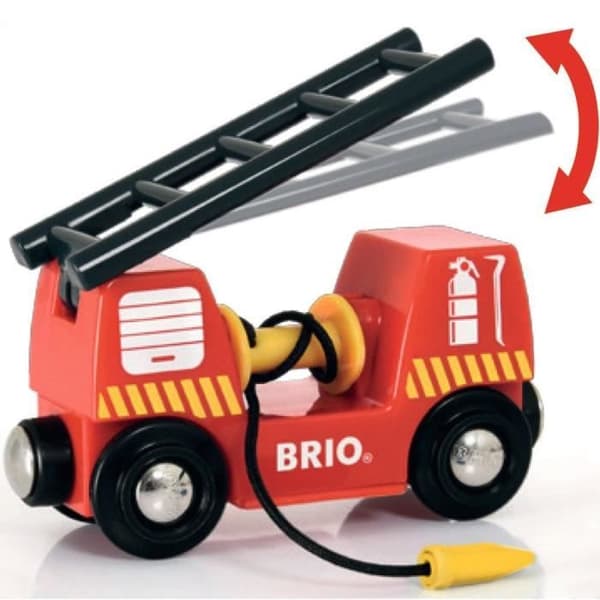 BRIO Lyd og Lys Brandbil - Ravensburger - Brandslange - Blandet - Fra 3 år - 33811