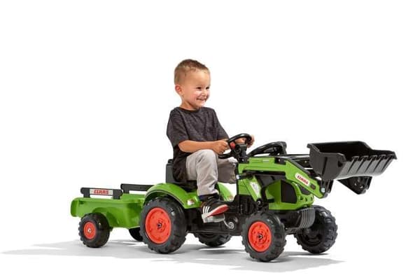 Claas rendegraver med anhænger - FALK - Fra 2 år - 100% fremstillet i Frankrig - 40% genbrugsplast
