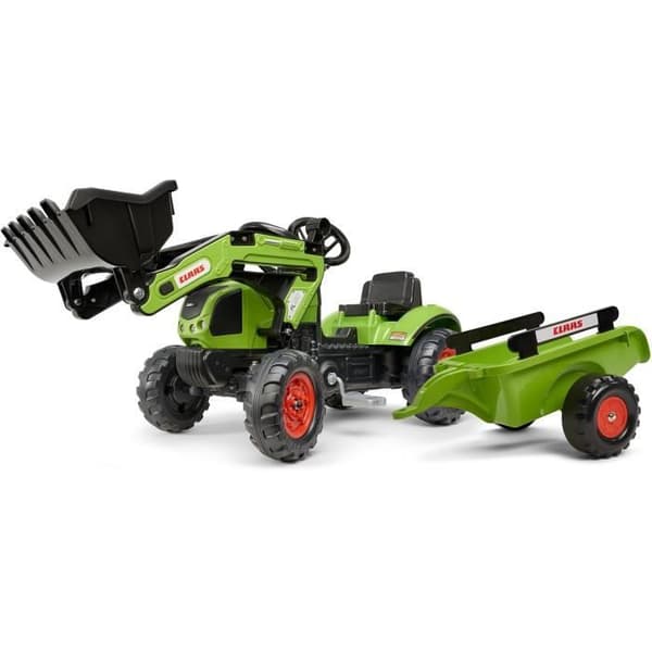 Claas rendegraver med anhænger - FALK - Fra 2 år - 100% fremstillet i Frankrig - 40% genbrugsplast