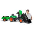Miniatyrbillede 3 af 5: Pedalgraver - FALK - Supercharger + trailer - Fra 2 år - 100% Fremstillet i Frankrig - 40% genbrugsplast