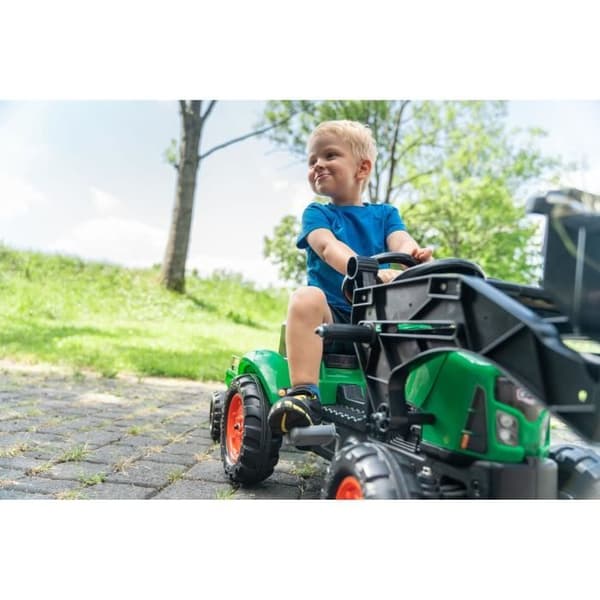 Pedalgraver - FALK - Supercharger + trailer - Fra 2 år - 100% Fremstillet i Frankrig - 40% genbrugsplast