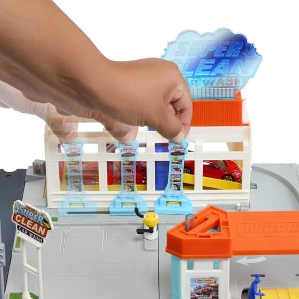 Matchbox - PlaySett MBX WaSstation - Fordon - 3 år och äldre
