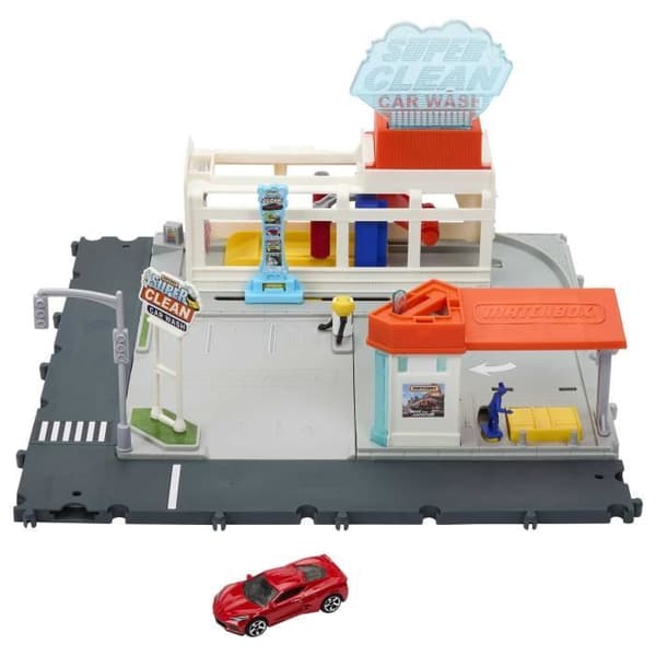 Matchbox - PlaySett MBX WaSstation - Fordon - 3 år och äldre