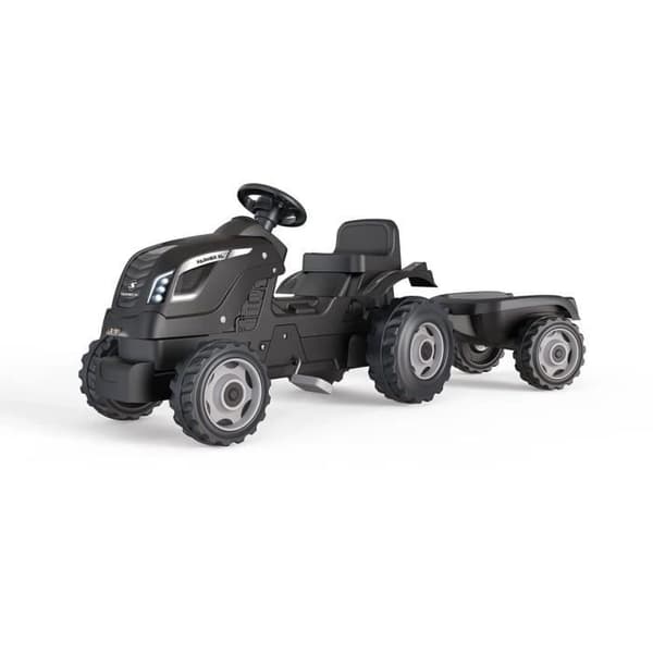Smoby Farmer XL Pedaltraktor + Anhænger - Sort
