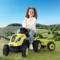 Pikkukuva 3 / 6: Smoby Farmer XL poljintraktori + peräkärry - Vihreä