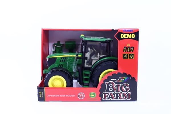 TOMY Britains John Deere 6210R vetämällä 42837 /4:een