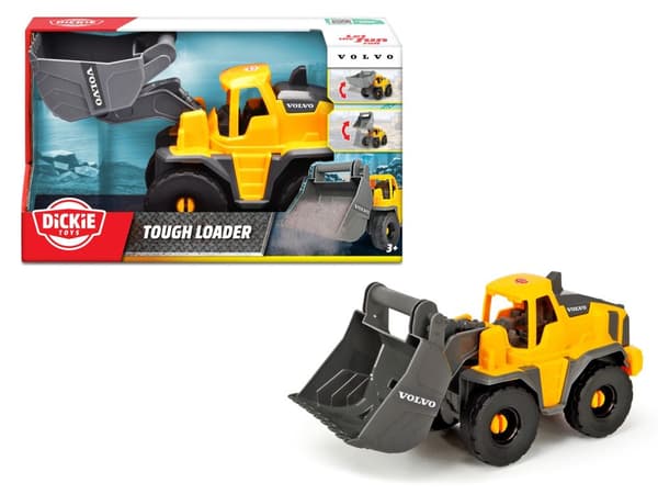 Dickie Toys Volvo Tough Loader Hjullastare Plastfordon