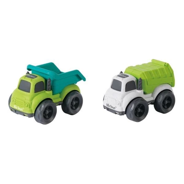 Little Cars - 2 kuorma-auton pakkaus - LEXIBOOK - Vihreä - Vauvoille 18 kuukauden iästä alkaen
