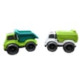 Pikkukuva 2 / 3: Little Cars - 2 kuorma-auton pakkaus - LEXIBOOK - Vihreä - Vauvoille 18 kuukauden iästä alkaen