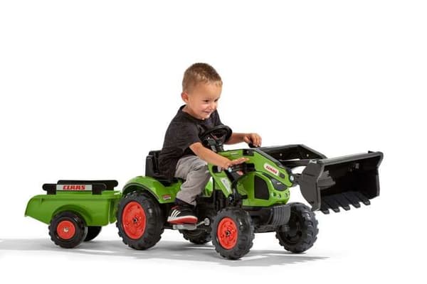 Claas rendegraver med anhænger - FALK - Fra 2 år - 100% fremstillet i Frankrig - 40% genbrugsplast