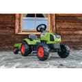 Miniatyrbillede 2 af 2: Pedaltraktor - FALK - Claas med anhænger - Fra 2 år - 100% Fremstillet i Frankrig - 75% genbrugsplast