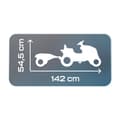 Miniatyrbild 5 av 6: Smoby Farmer XL Pedaltraktor + Släpvagn - Grön