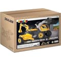 Miniatyrbillede 5 af 6: Builder Max Pedal Traktor + Anhænger + Gravemaskine + Skovl - Smoby - Gul