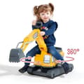 Miniatyrbillede 4 af 6: Gravemaskine - FALK - Super Builder - Fra 3 år - 100% Fremstillet i Frankrig - 360° roterende kabine