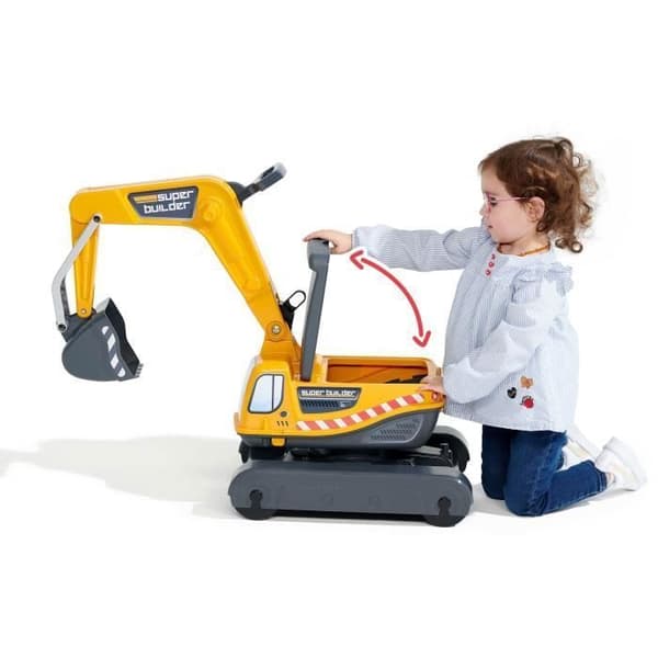 Gravemaskine - FALK - Super Builder - Fra 3 år - 100% Fremstillet i Frankrig - 360° roterende kabine