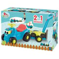 Miniatyrbillede 2 af 2: Carrier Traktor trailer + plæneklipper 103,5 cm - ECOIFFIER - Til baby - Flerfarvet - Garanteret fransk oprindelse