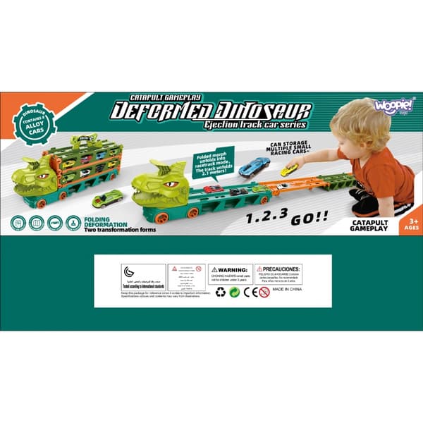 WOOPIE Toy Truck Dinosaur Track 2,1 m autoille