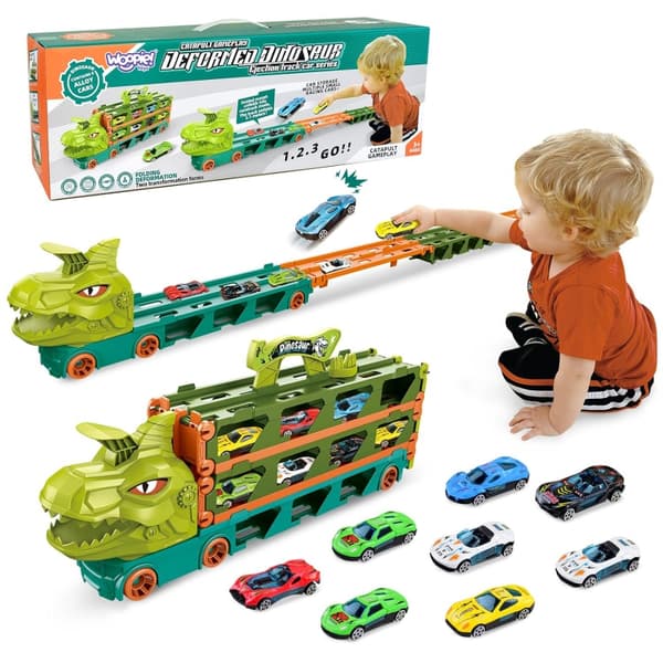 WOOPIE Toy Truck Dinosaur Track 2,1 m autoille