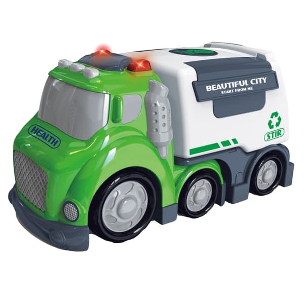 WOOPIE Roska-auto CITY TRUCK ääni- ja valotehosteilla