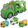 Miniatyrbillede 1 af 5: WOOPIE Grøn Kranvogn – Byvogn med lyd- og lyseffekter