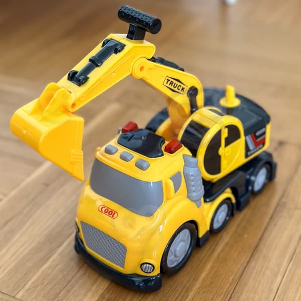 WOOPIE City -kaivinkoneauto valo- ja äänitehosteilla