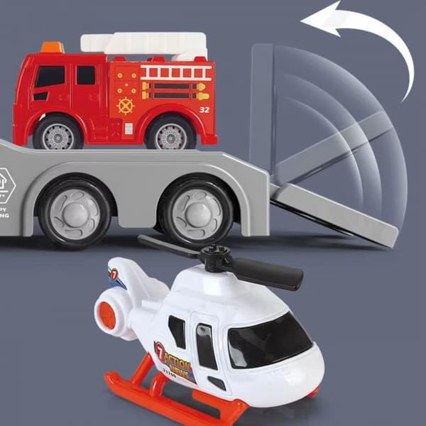WOOPIE Rød brandvæsen City Truck med lyd- og lyseffekter